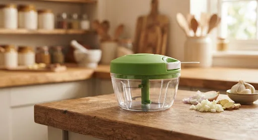 Manual Pull-Cord Vegetable Chopper
